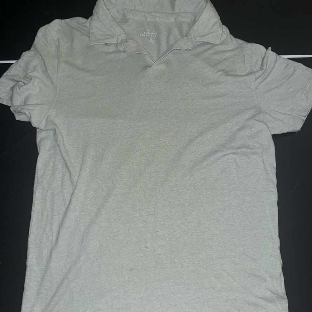 Abercrombie & Fitch Gray Polo Shirt